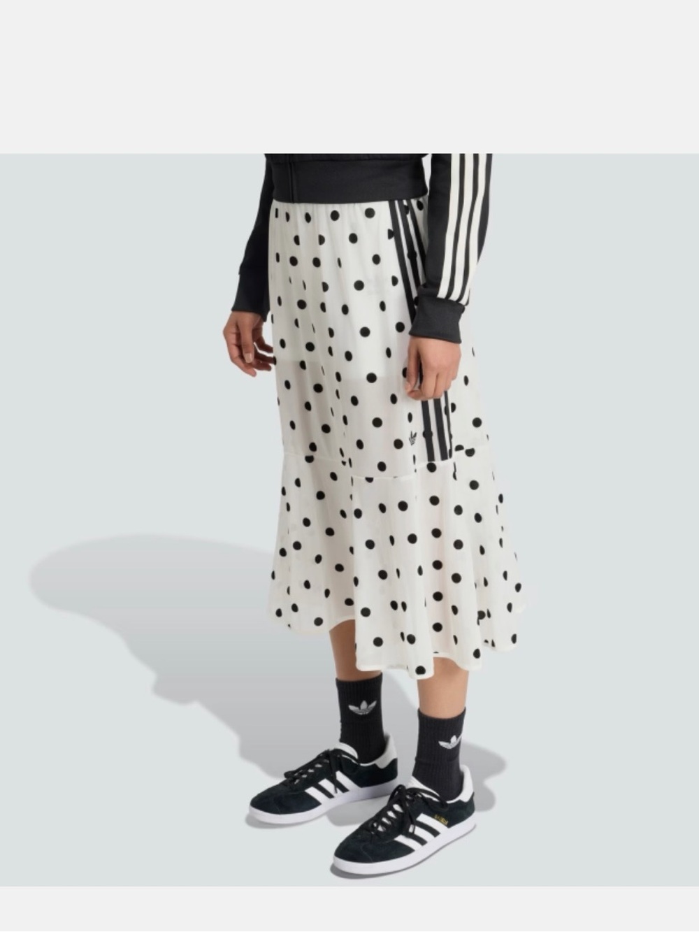 Adidas Polka Dot Sheer Skirt size small worn once